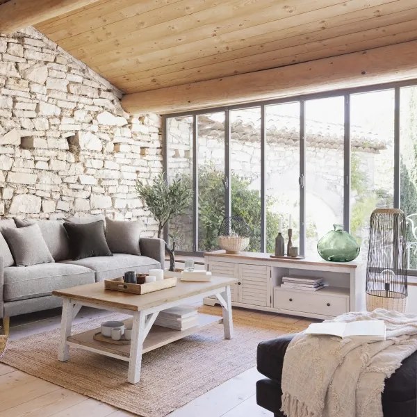 Lampă de masă Atmosphera ANEA 1xE27/40W/230V ratan