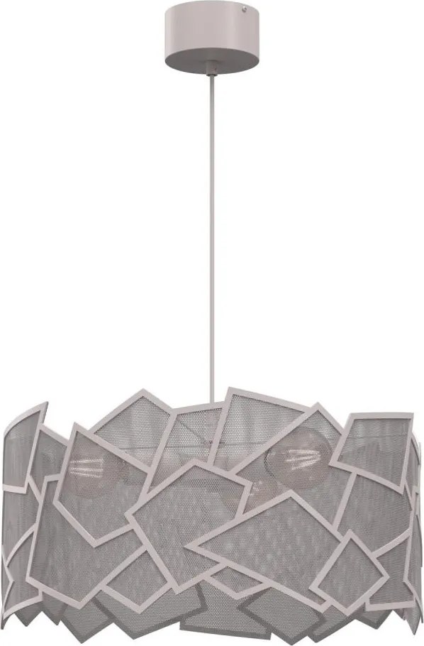 Lustră suspendată CAMO 3xE27/15W/230V bej