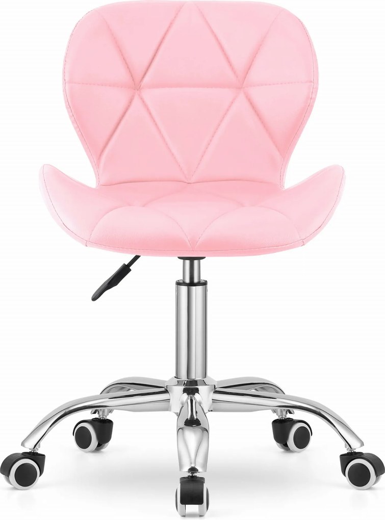 OFERTA Scaun de birou roz AVOLA din piele ecologica calitatea II