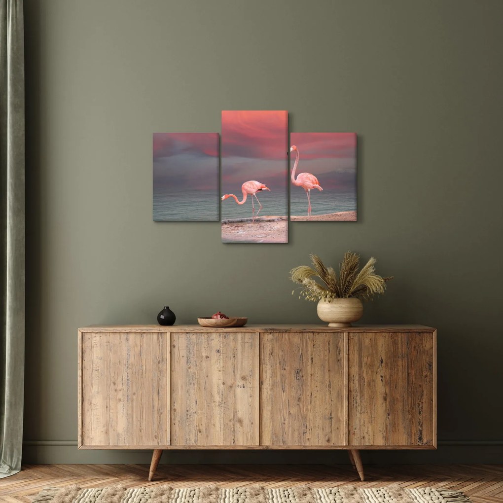 Tablou - Flamingo (90x60 cm)