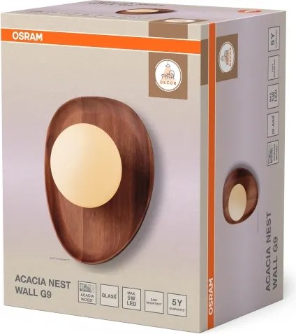 Osram - Aplică de perete ACACIA NEST 1xG9/5W/230V acacia