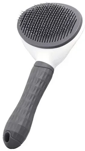 Perie inovatoare  pentru pieptanat blana PETBRUSHY - gri