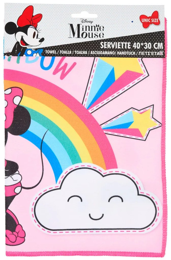 Disney Minnie Rainbow prosop de mâini, prosop de față, prosop 40x30 cm