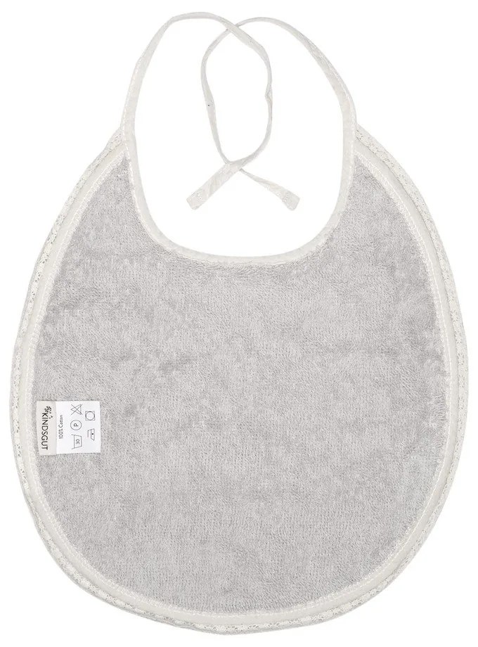 Bavețică din muselină Kindsgut Paris, gri