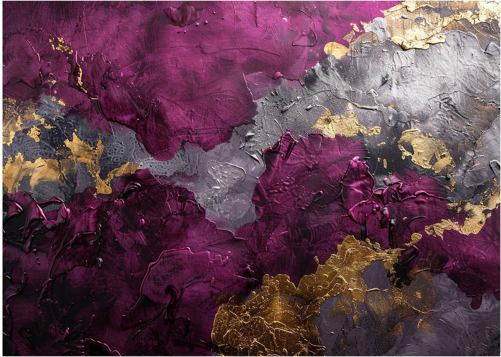 Tablou pe sticlă - Texturizarea abstracției (70x50 cm)