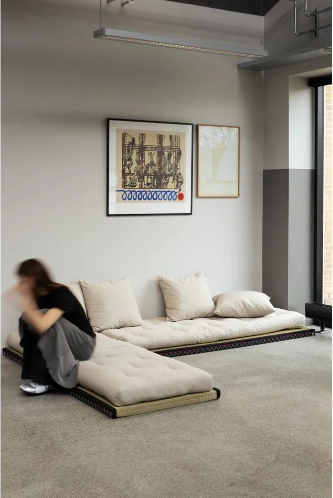 Canapea variabilă Karup Design Chico Natural, bej