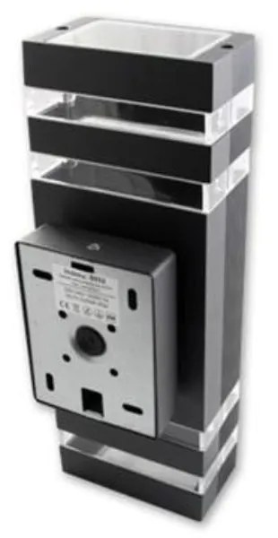 Aplica ﻿corp iluminat exterior arhitectural fatade inez 2x gu10 35w gri