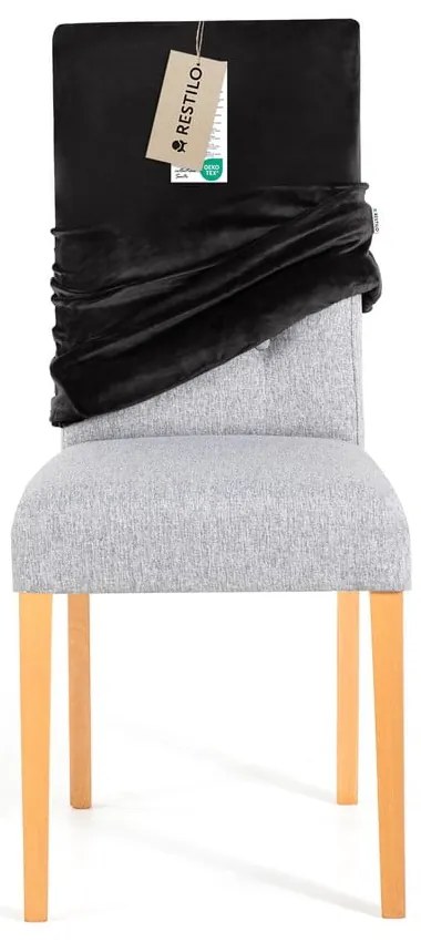 Husă neagră elastică pentru scaun 48 cm Sento – Restilo