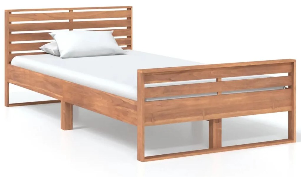 Cadru de pat, 100x200 cm, lemn masiv de tec 100 x 200 cm