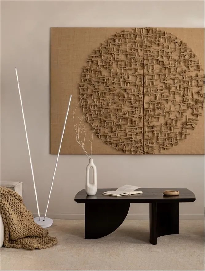 Lampa de podea LED design modern INTEC, alb