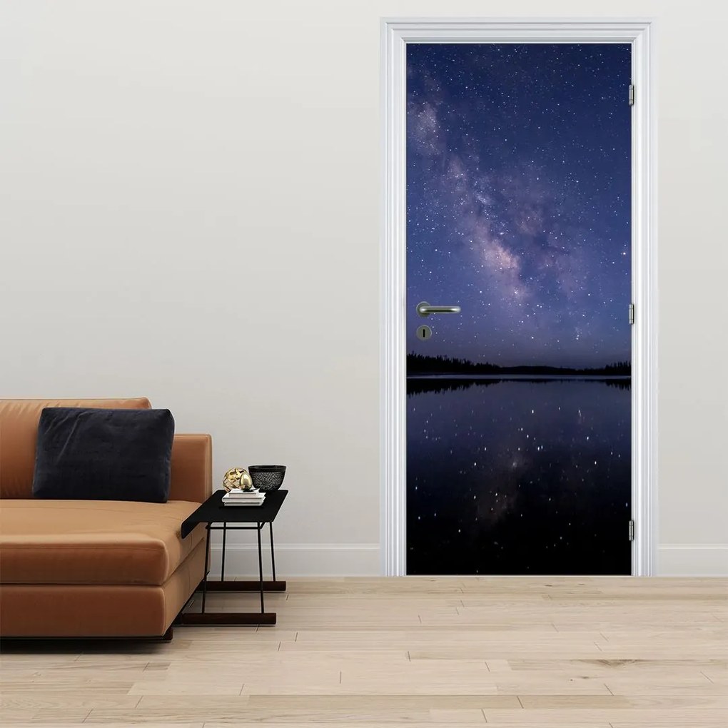 Fototapet pentru ușă - Cerul noaptea (95x205cm)