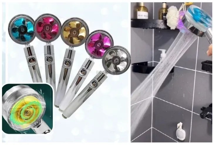 Ruhhy Cap de duș rotativ - auriu