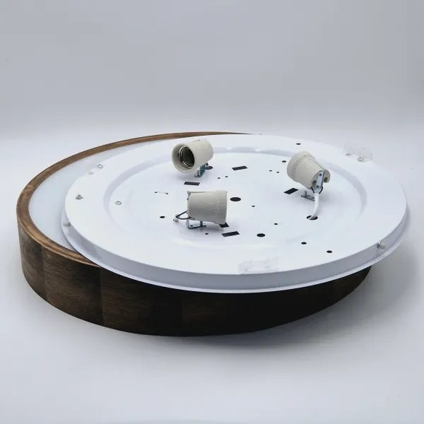 Plafonieră LED Brilagi CARVALHO 3xE27/60W/230V stejar nuc d. 47 cm