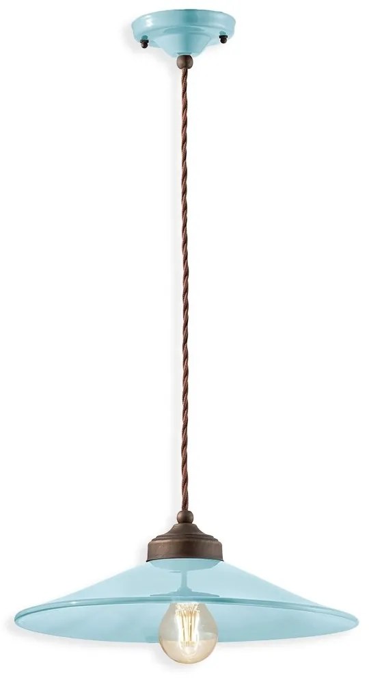 Pendul design retro realizat manual din ceramica si metal COLORS