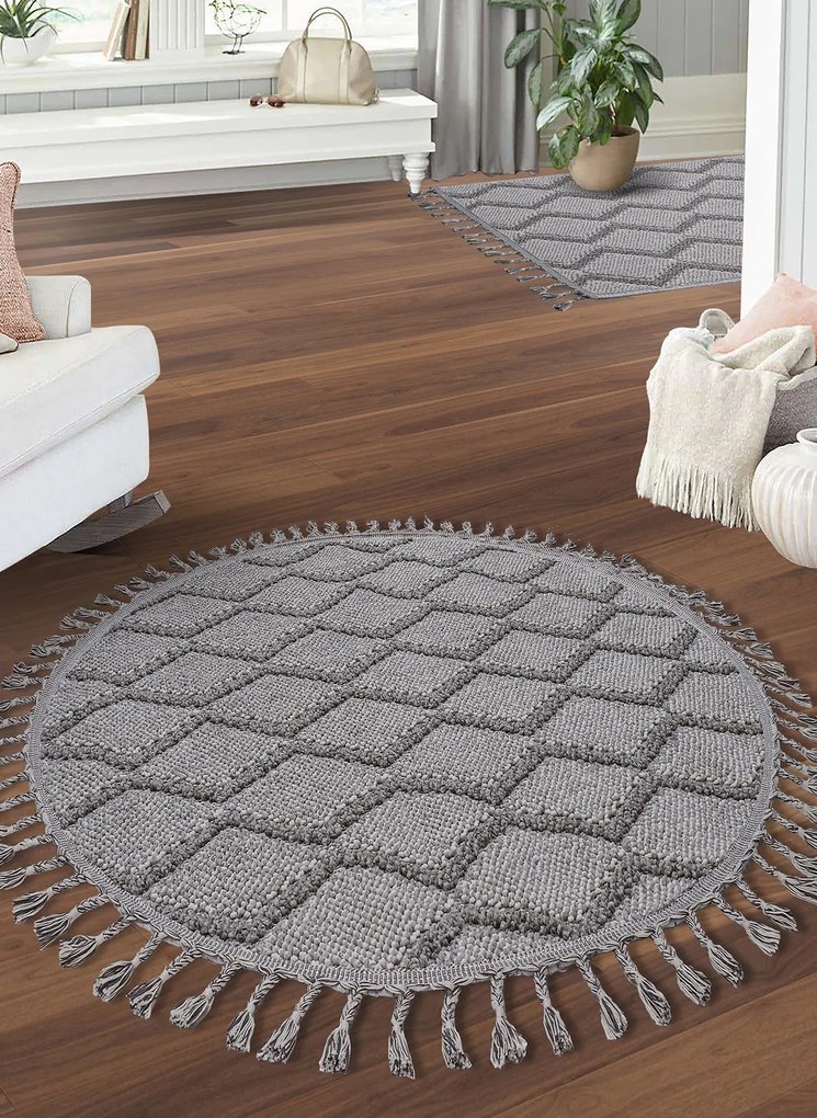 Covor Conceptum Hypnose 100/100 cm, Culoare: Gri