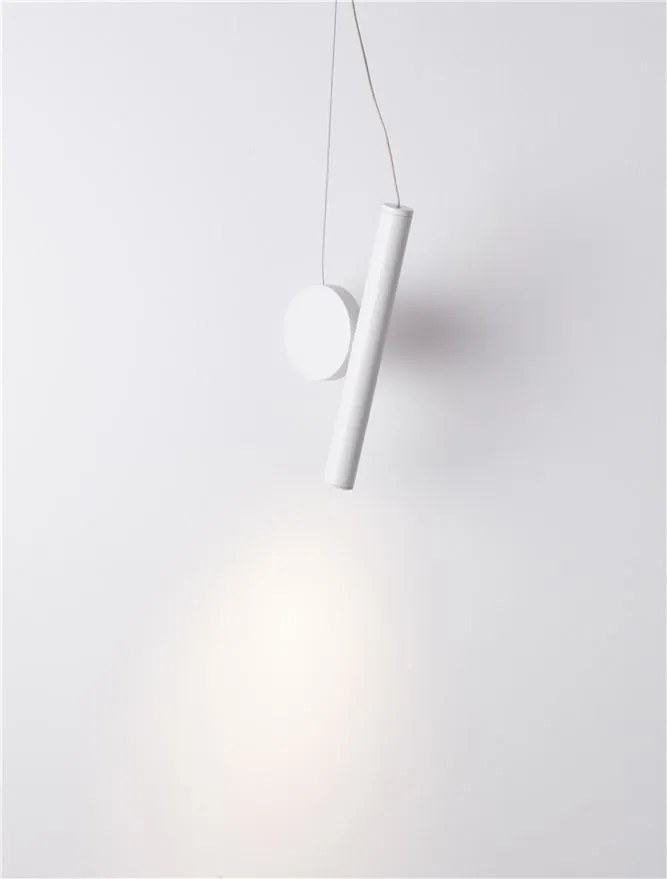 Pendul, Lustra LED design minimalist VERO alb