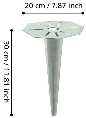 EGLO 88744 - Spike in sol CUBA