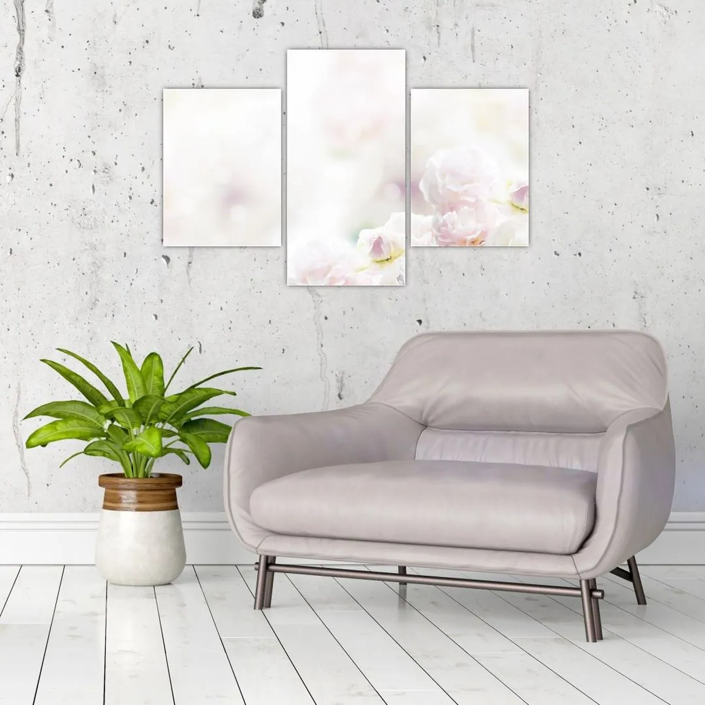 Tablou cu flori fragede (90x60 cm)