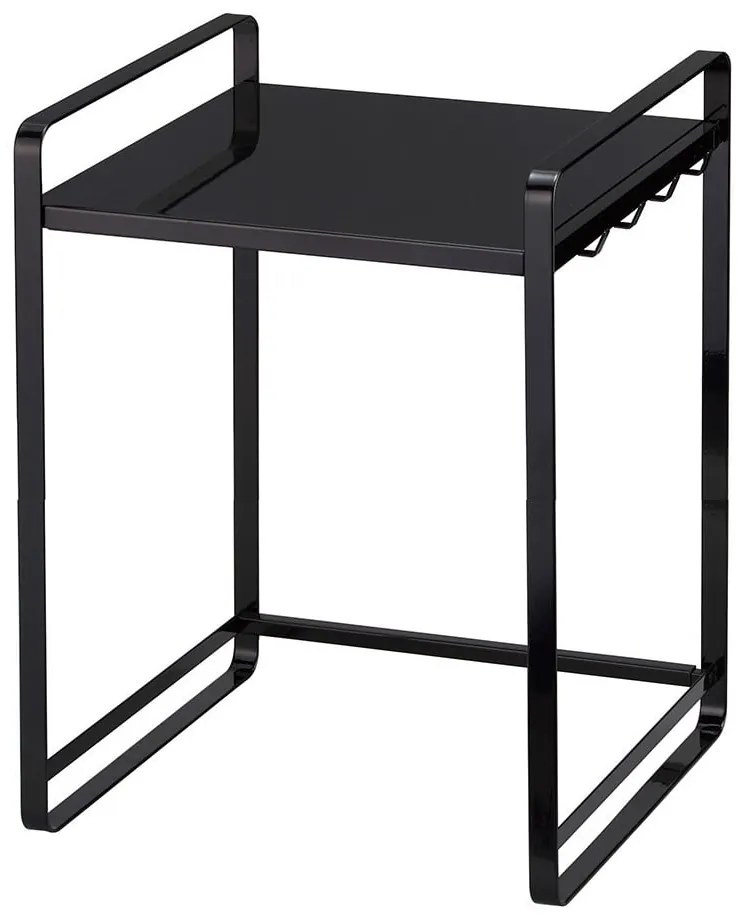 Raft de bucătărie, reglabil, YAMAZAKI Tower, negru