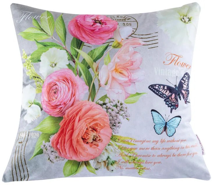 Set de 3 fețe pernuțe BLISS, 45 x 45 cm