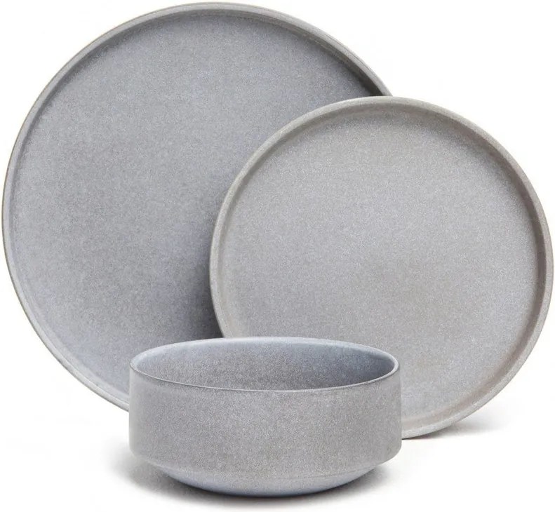 Set 18 vase din gresie Bonami Selection Malia, gri