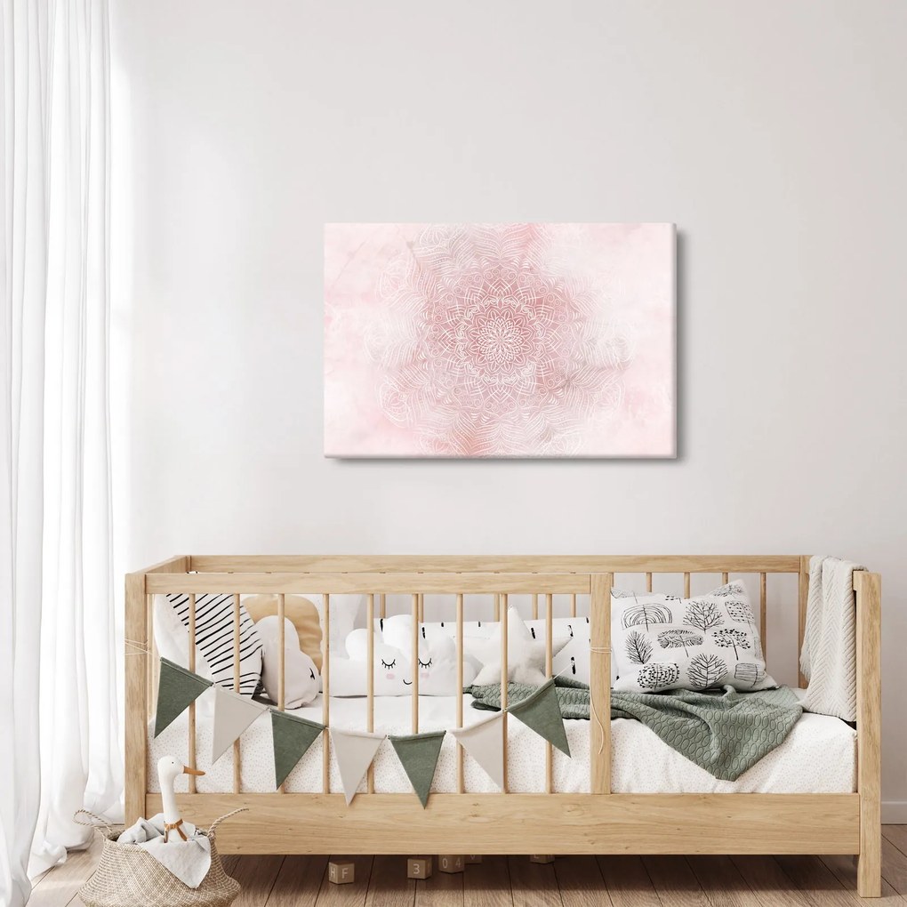 Tablou - Mandala roz (90x60 cm)
