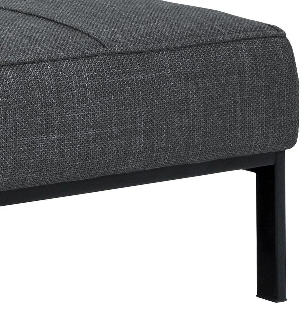 Canapea gri închis extensibilă 198 cm Perugia – Actona