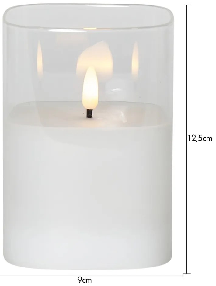 Lumânare LED cu baterii (înălțime 12,5 cm) Flamme – Star Trading