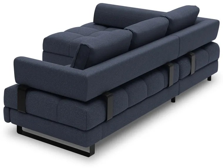 Coltar extensibil Clinton 5 locuri stofa L242