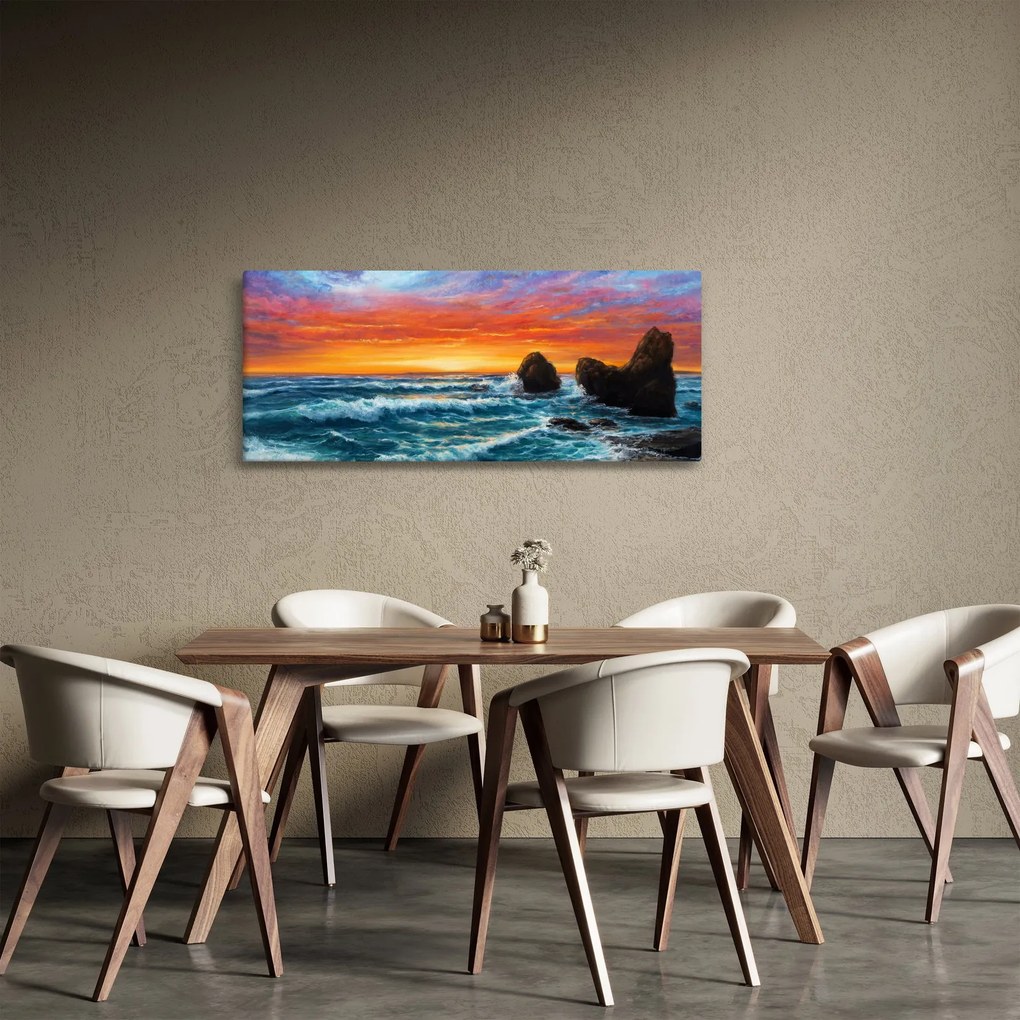 Tablou - Apus de soare (120x50 cm)