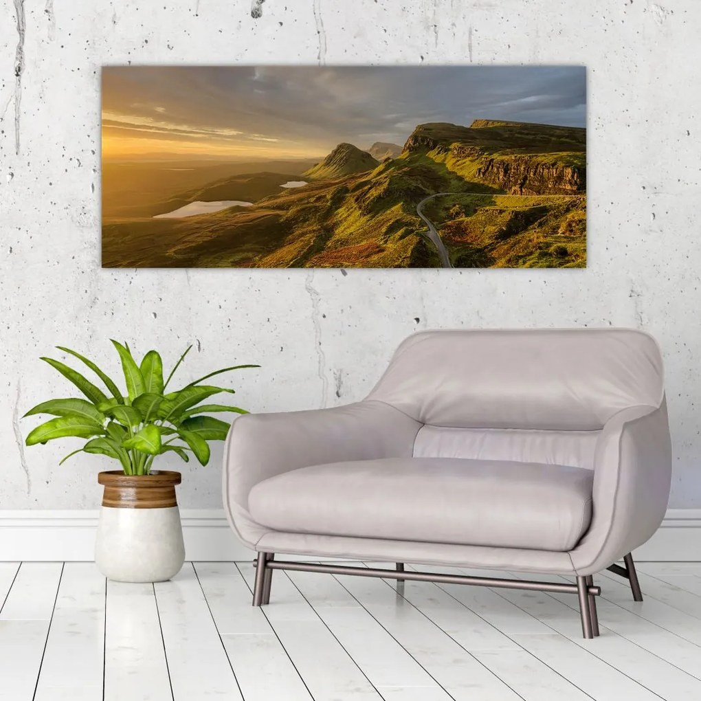Tablou cu munți (120x50 cm)
