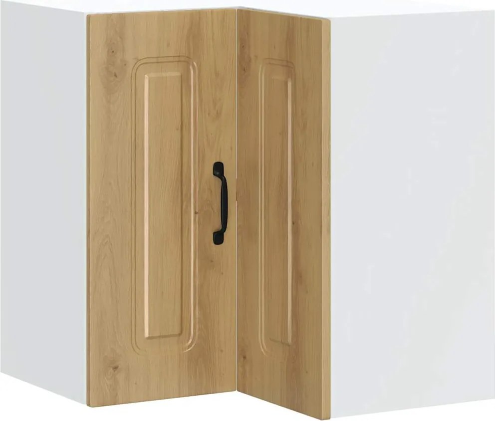 vidaXL Dulap colț bucătărie „Kalmar” lemn prelucrat stejar artizanal