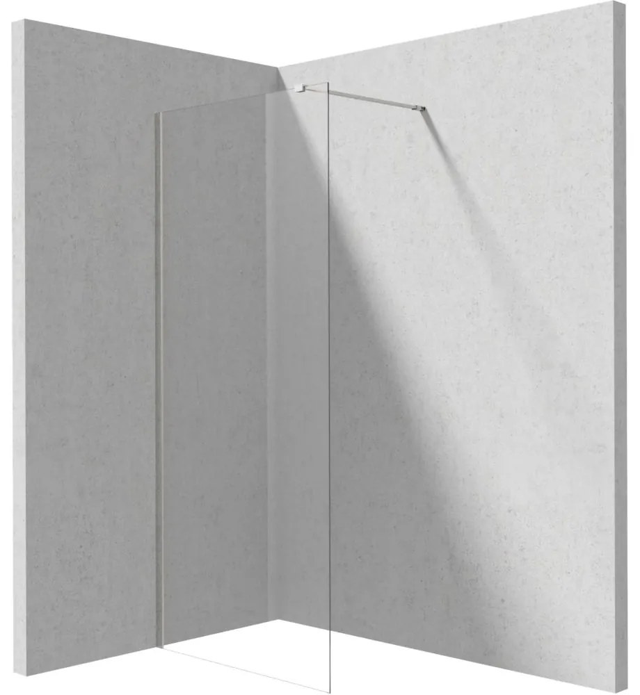 Paravan dus walk-in sticla securizata 90x195 cm crom lucios Deante Prizma Crom lucios, 900x1950 mm