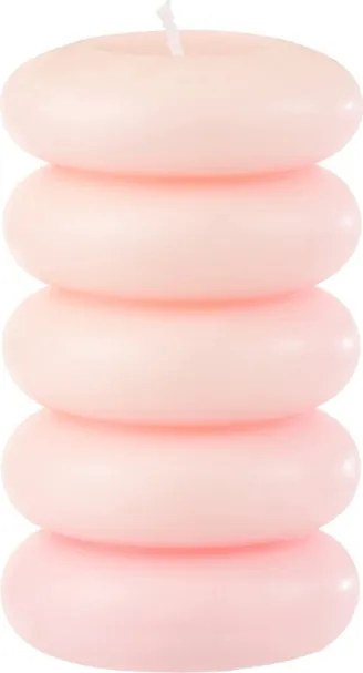 Lumanare coloana MACARON 11,5 cm roz