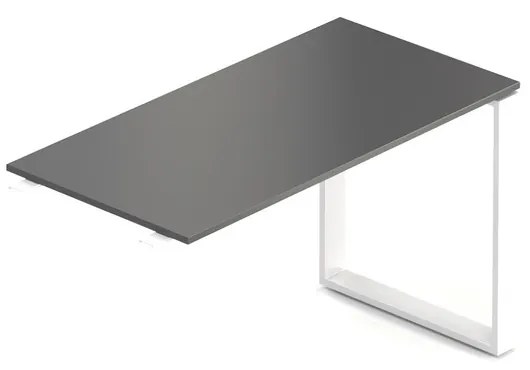 Element de actiune Creator 120 x 60 cm, baza alba, 1 picior, antracit