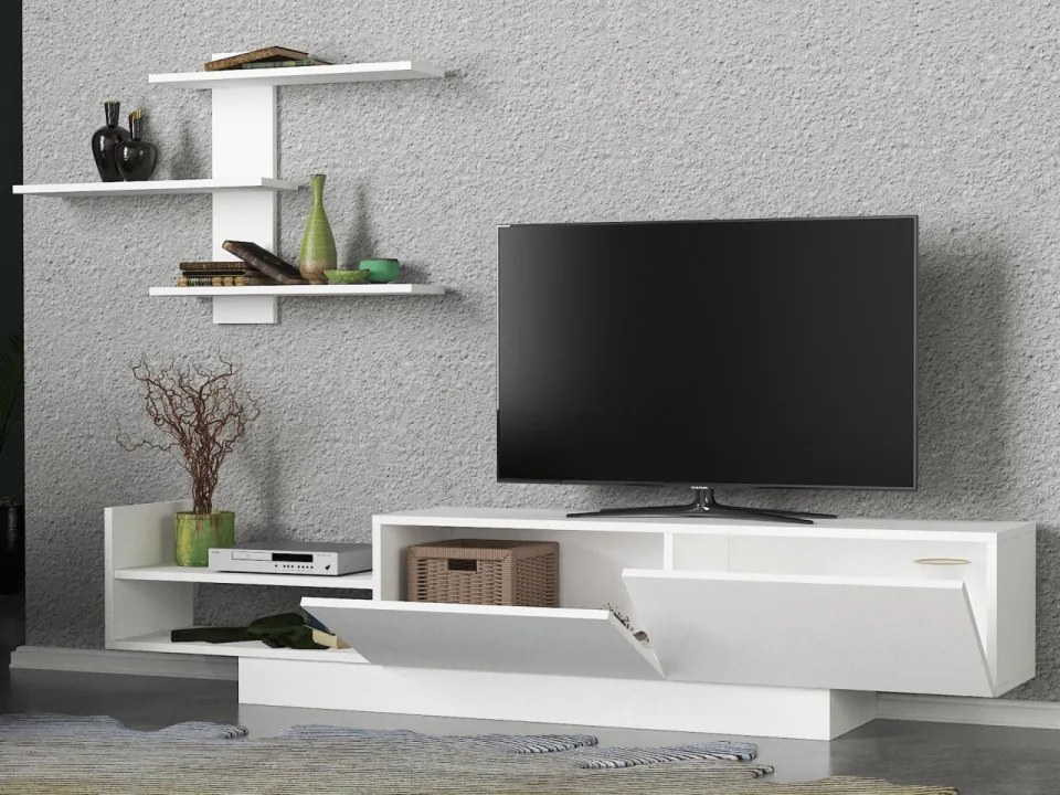 Ansamblu Comoda TV Egemen, Alb
