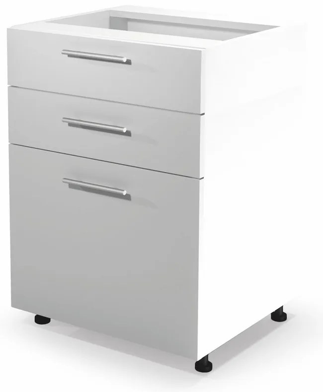 Dulap inferior Vento D3S-60/82, alb