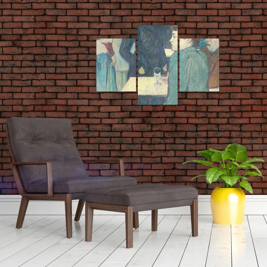 Tablou - Henri de Toulouse-Lautrec, A Corner of the Moulin de la Galette, reproducere (90x60 cm)