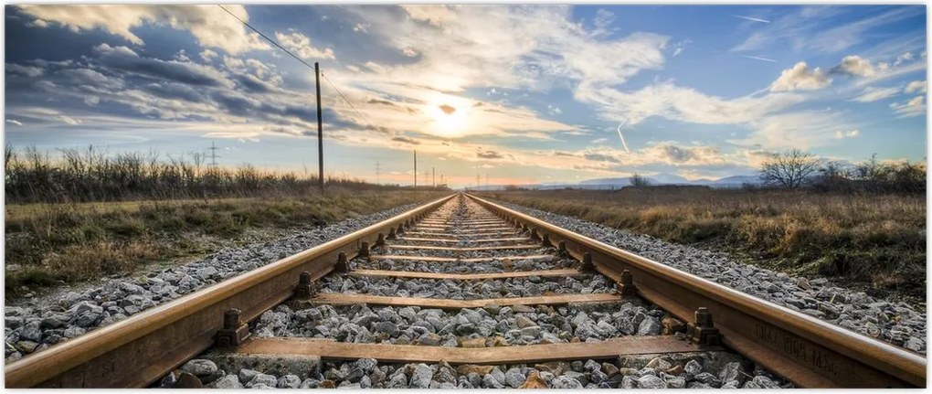 Tablou - Cale ferată (120x50 cm)