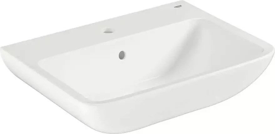 Lavoar suspendat Grohe Start Edge Ceramic alb lucios 60 cm