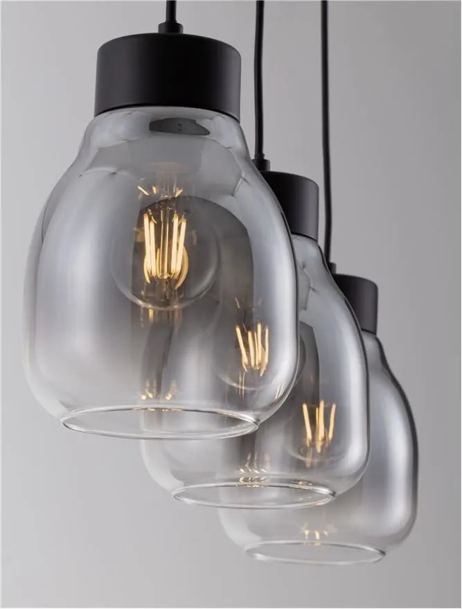 Lustra cu 3 pendule design modern Blaku