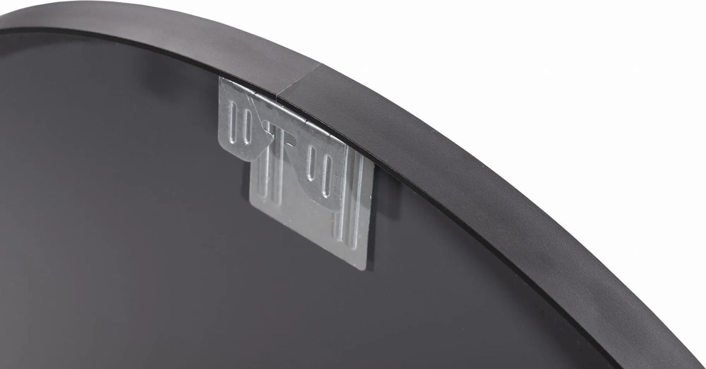 Reducere Oglinda de perete rotunda neagra LEOBERT - diverse marimi clasa II Diametrul oglinzii: 40 cm