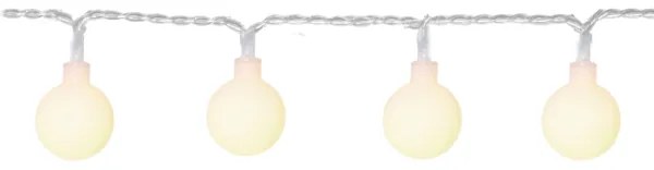 Lanț LED decorativ de exterior LIBISA 50xLED/0,066W/4,5V IP44 Eglo 900239