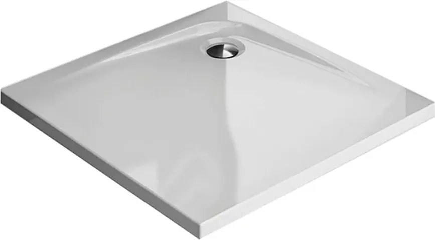 Cadita pentru dus Kolpasan Evelin pentru inzidire 80x80 cm