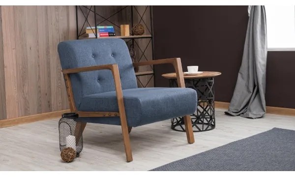 Fotoliu PUKI albastru