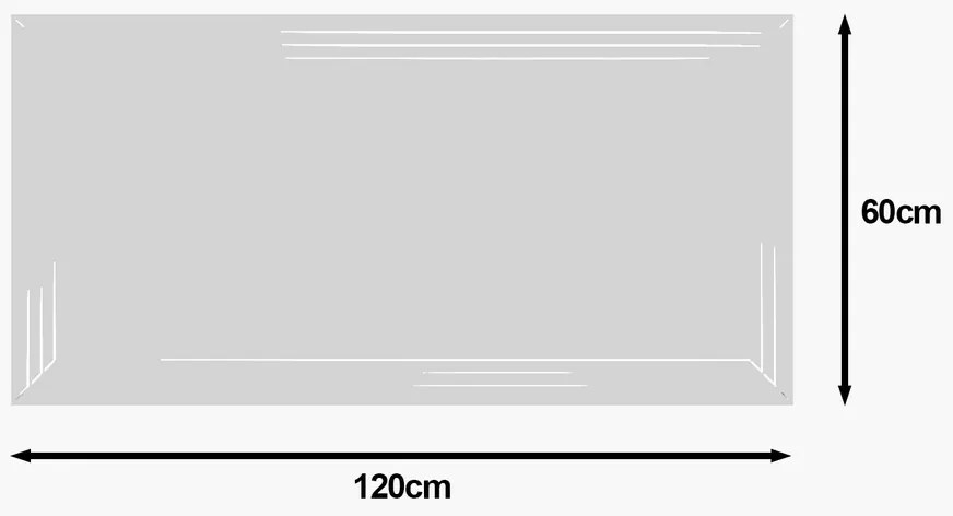 Oglinda Moen White 60 x 120 cm