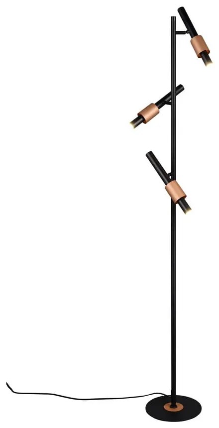 Lampadar negru-bronz LED (înălțime 150 cm) Ikaris – Trio Select