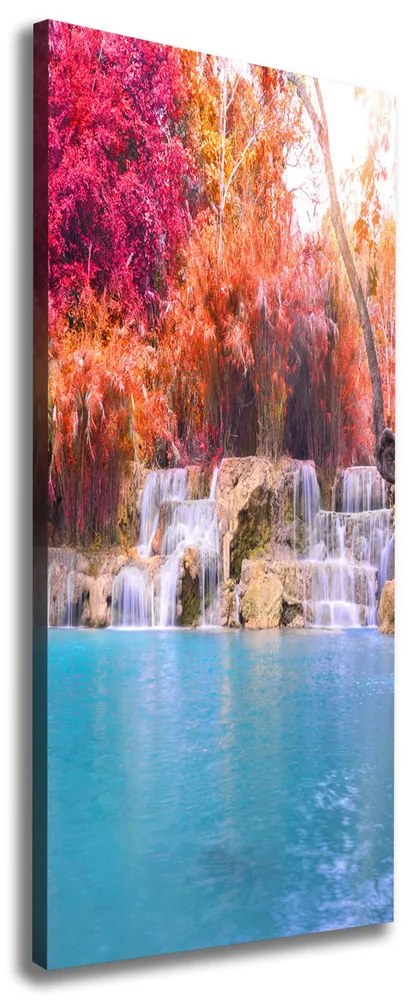 Tablou canvas Cascada din pădure