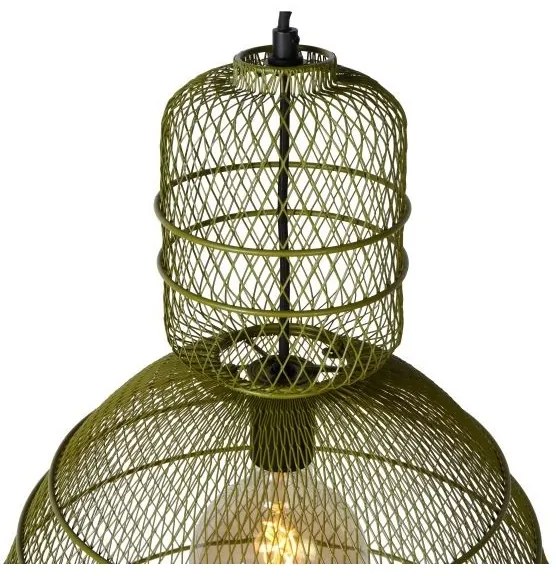 Lucide 78395/01/33 - lustră pe cablu GASSET 1xE27/60W/230V verde