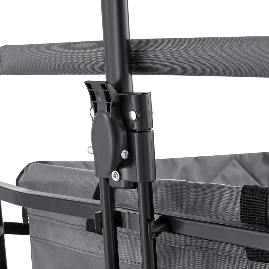 Camion de mână cu acoperiș gri închis